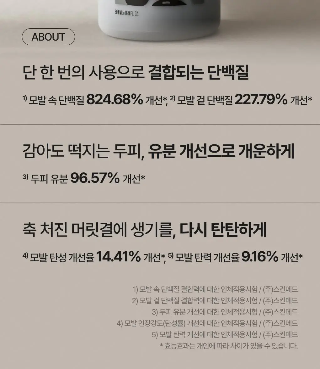 [성분천재/모발탄력] 청미정 흑곡 샴푸 500ml (단품/기획) 상세페이지 6
